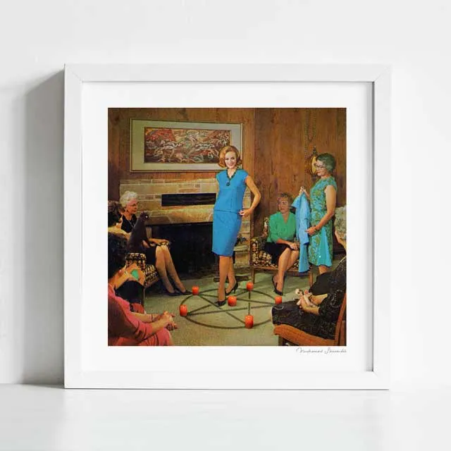 'Aunt Sadie's fashion conscious group' Art Print by Vertigo Artography