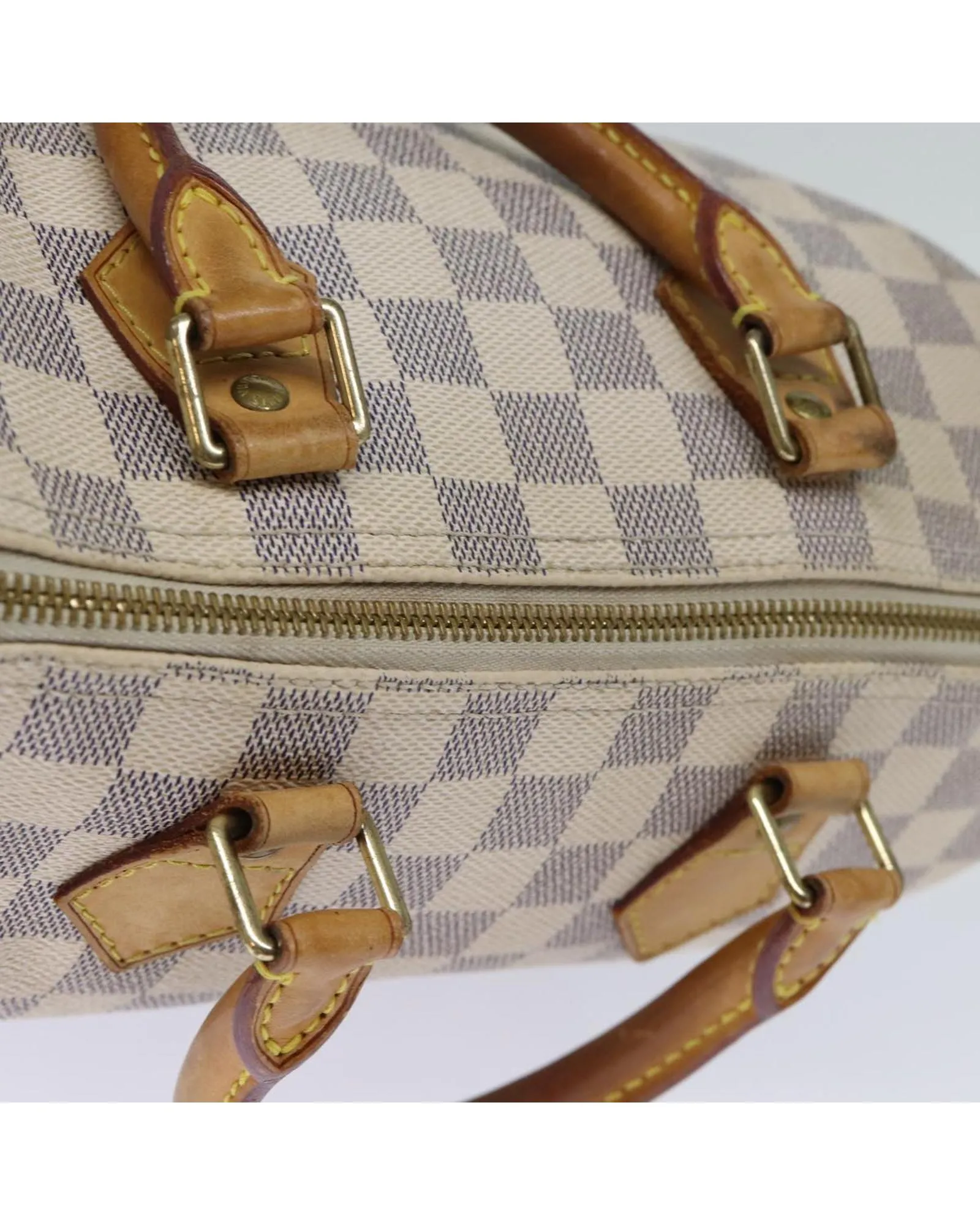 Authentic Damier Azur Canvas Hand Bag - French Made LV Product