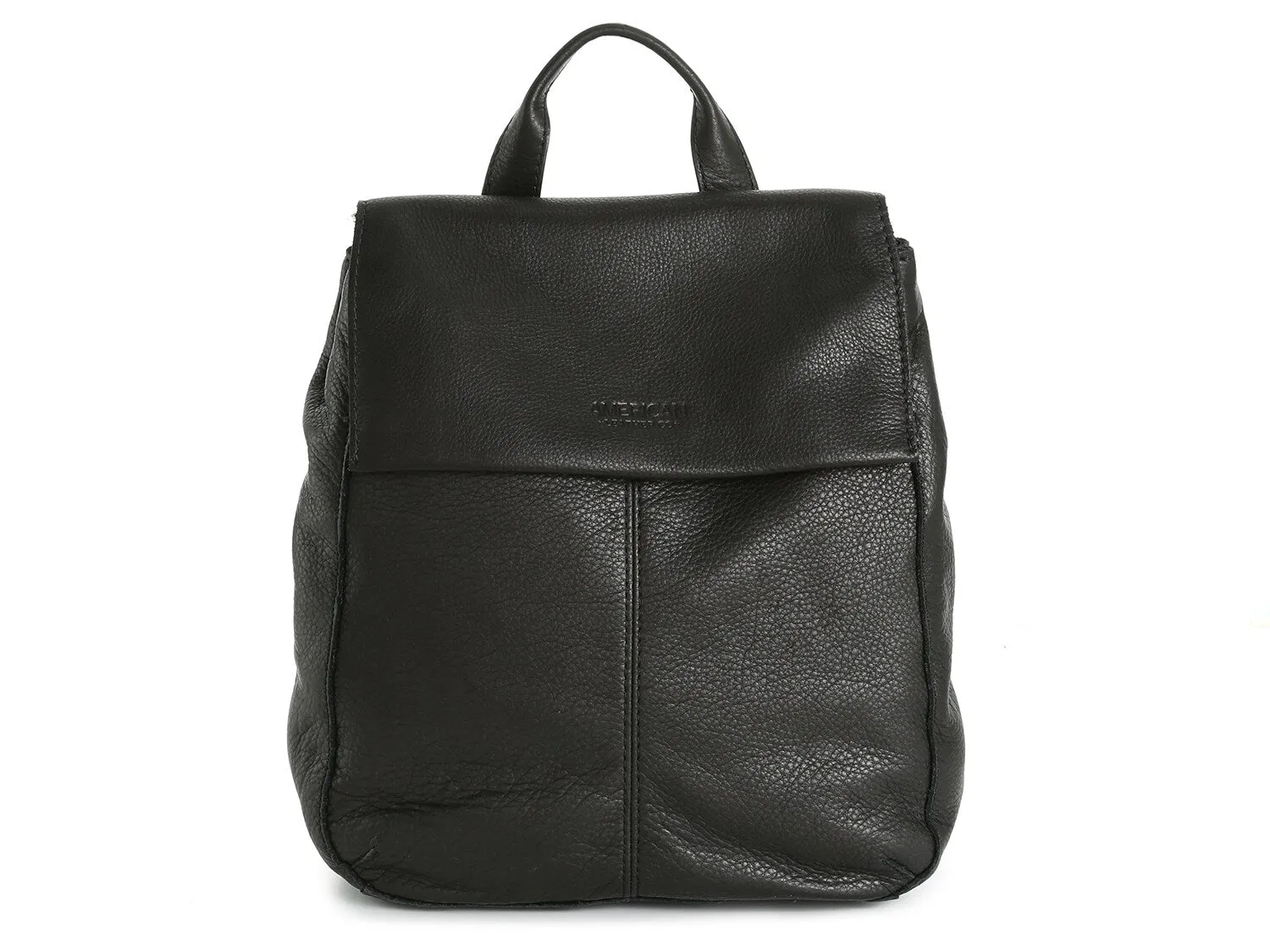 Backpack American Leather Co. leather, black