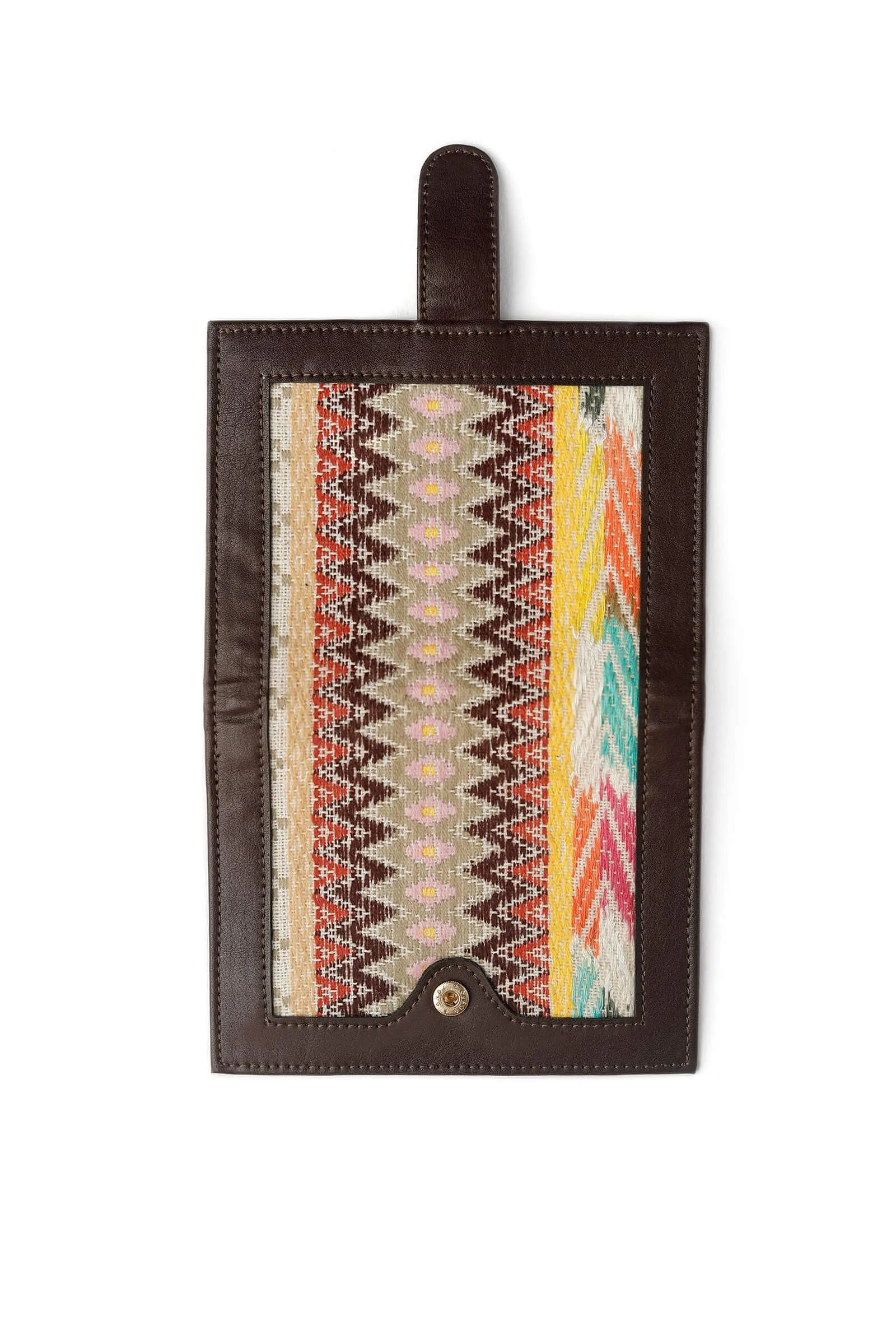 Brunette Jacquard Passport Holder