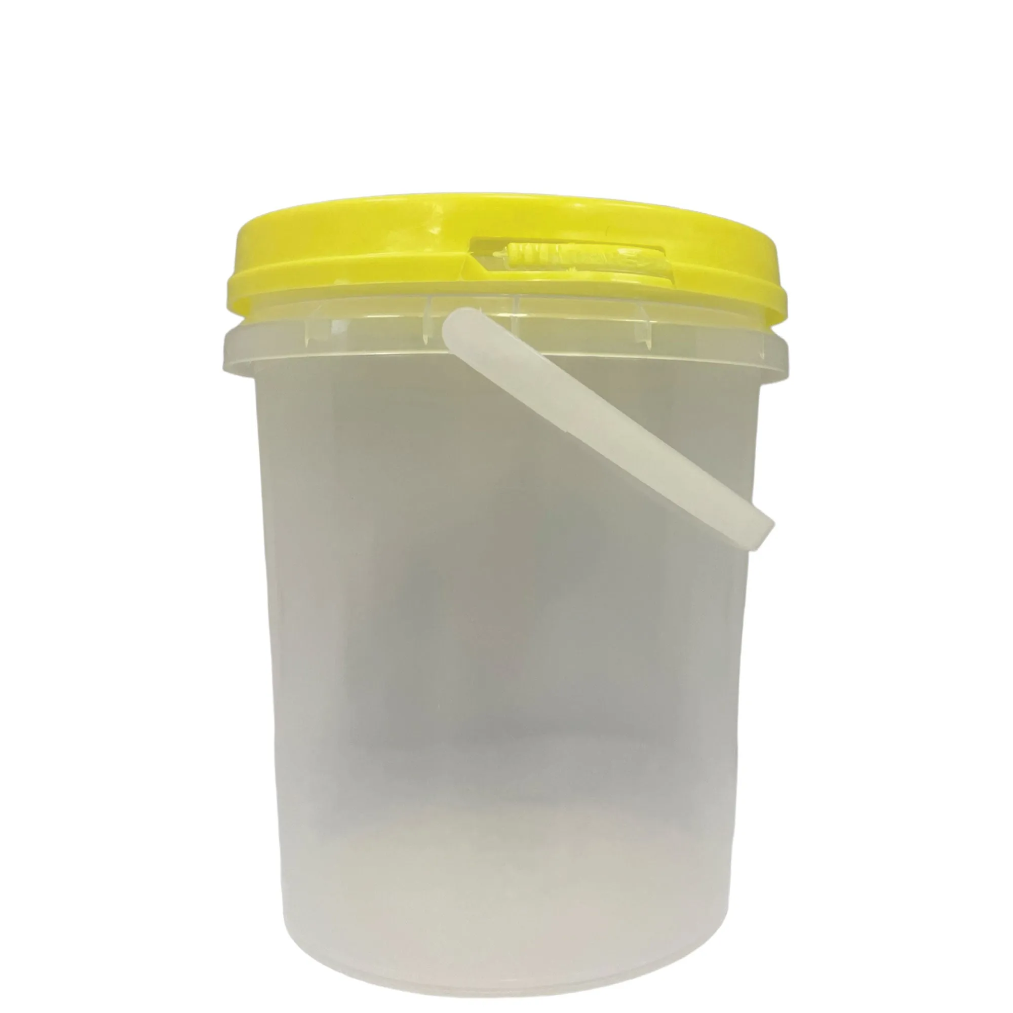 Bulk 10x Honey Bucket with Lid - 0.8L 1.2L 2.2L Clear Tamper Proof Plastic Tub