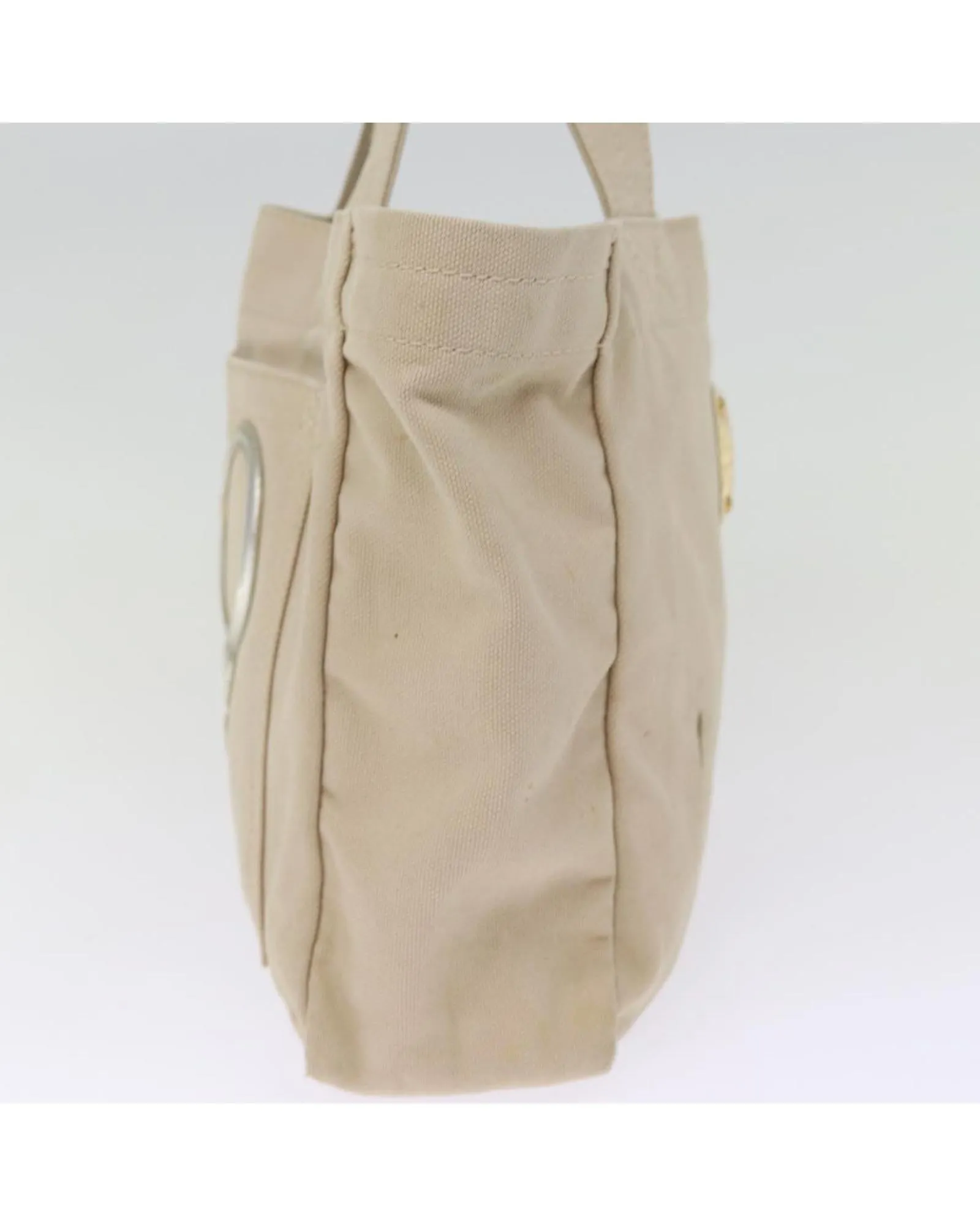 Canvas Hand Bag with Surface Rubbing and Storage Smell