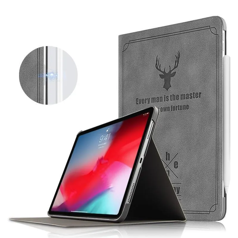 Case For iPad Pro 11 2018 Protective Cover Leather Smart Case For Apple new ipad pro11 iPad 11"Tablet With Auto Sleep/Wake Up