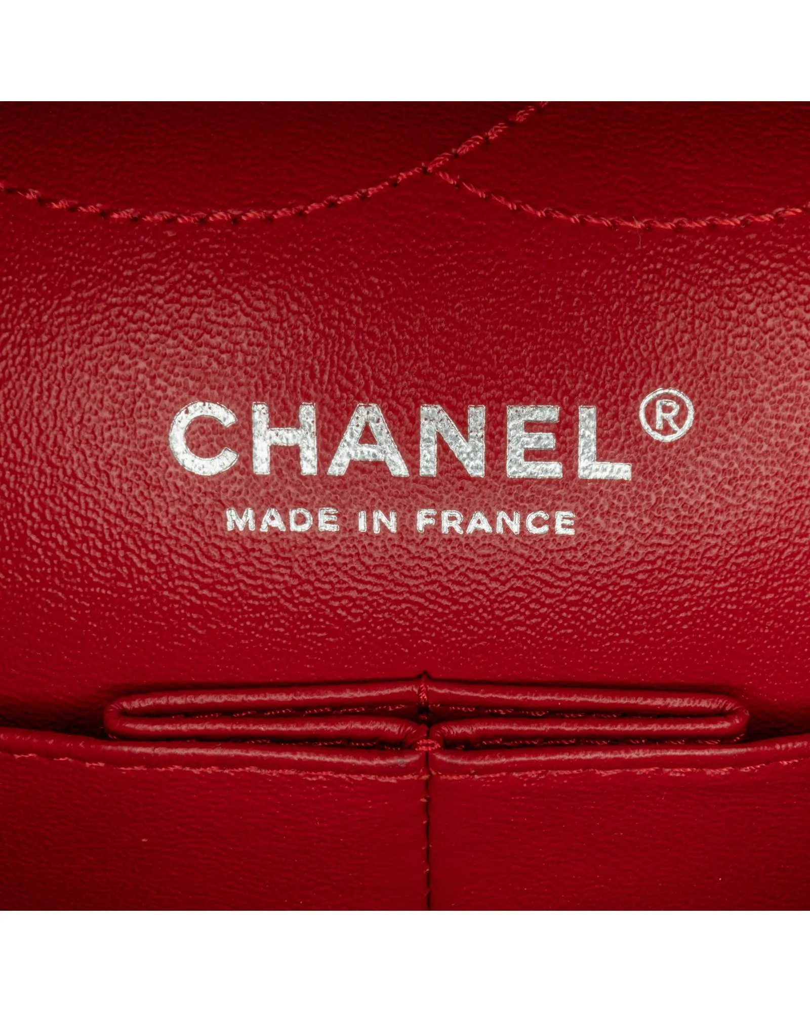 Chanel Classic Double Flap Shoulder Bag in Red Suede