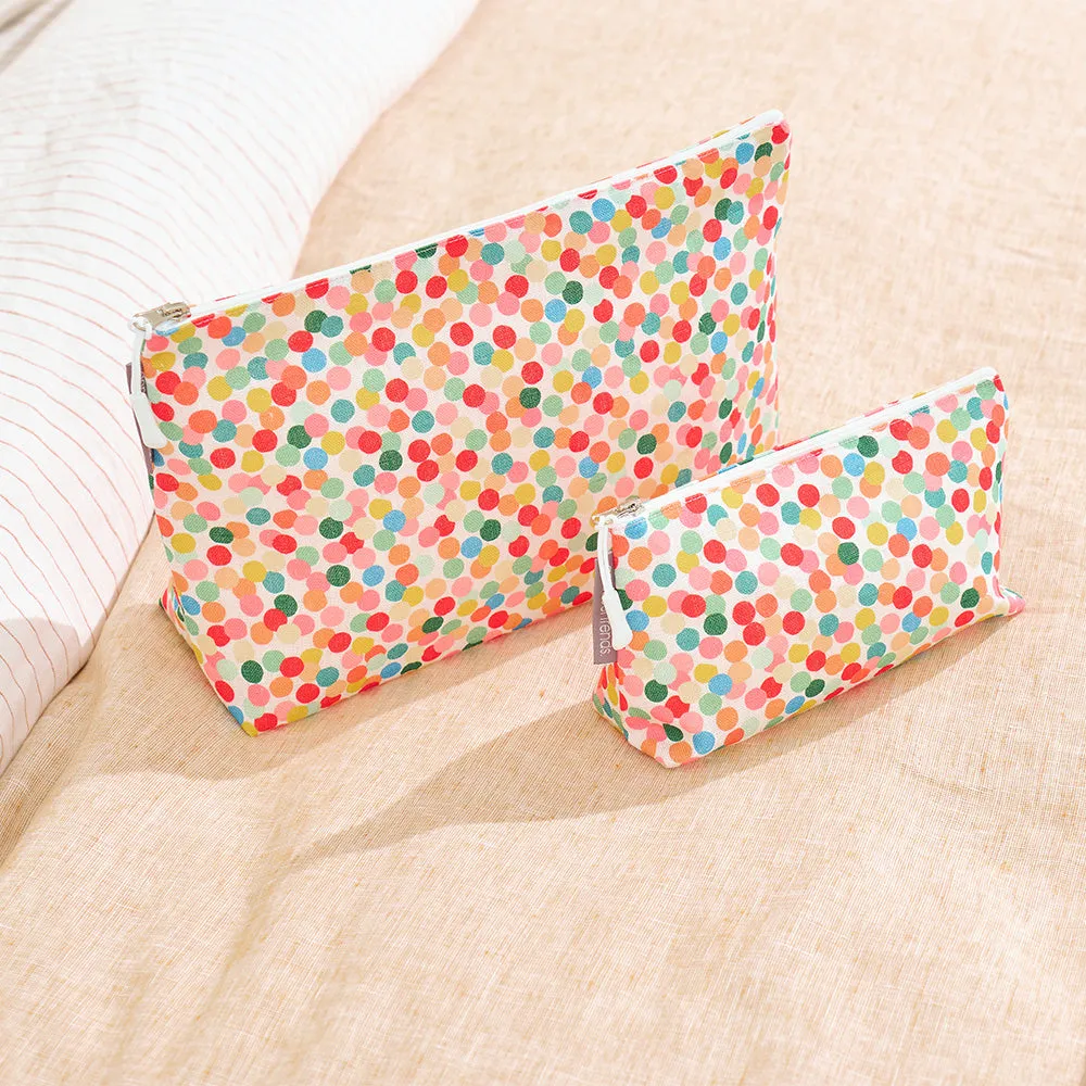 Cosmetic Bag - Linen - Small - Confetti