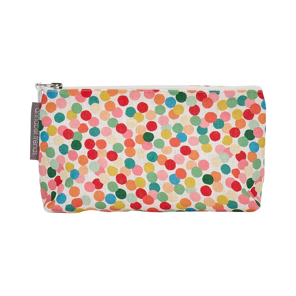 Cosmetic Bag - Linen - Small - Confetti