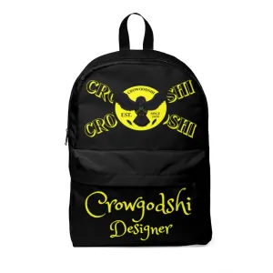 Crowgodshi Designer-X Backpack, YELLOW LOGO