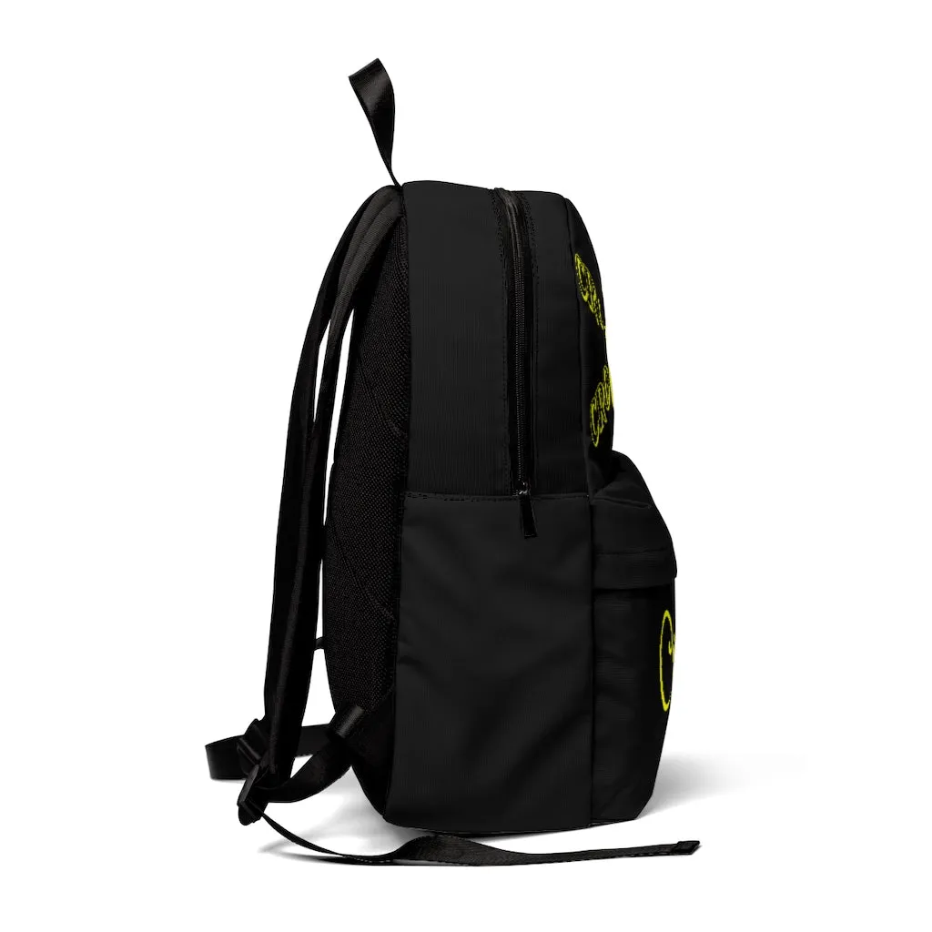 Crowgodshi Designer-X Backpack, YELLOW LOGO