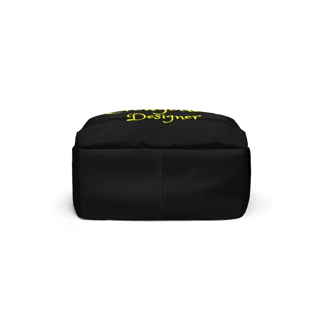 Crowgodshi Designer-X Backpack, YELLOW LOGO