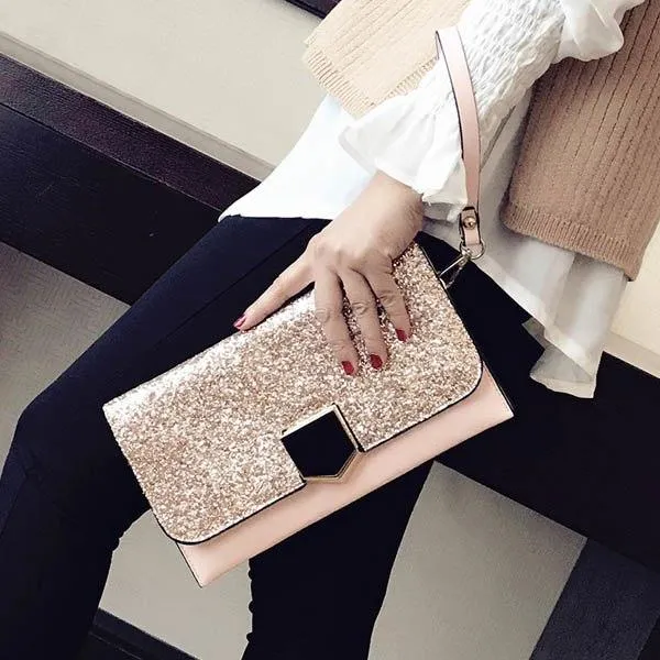 Fashion Clutch Bags Chain Women Messenger Bag Small Long 2018 New Female Ladies Clutches Bag