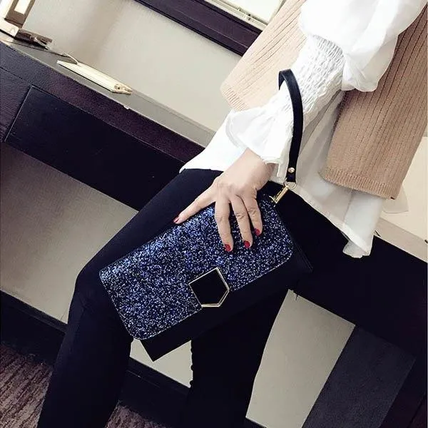 Fashion Clutch Bags Chain Women Messenger Bag Small Long 2018 New Female Ladies Clutches Bag