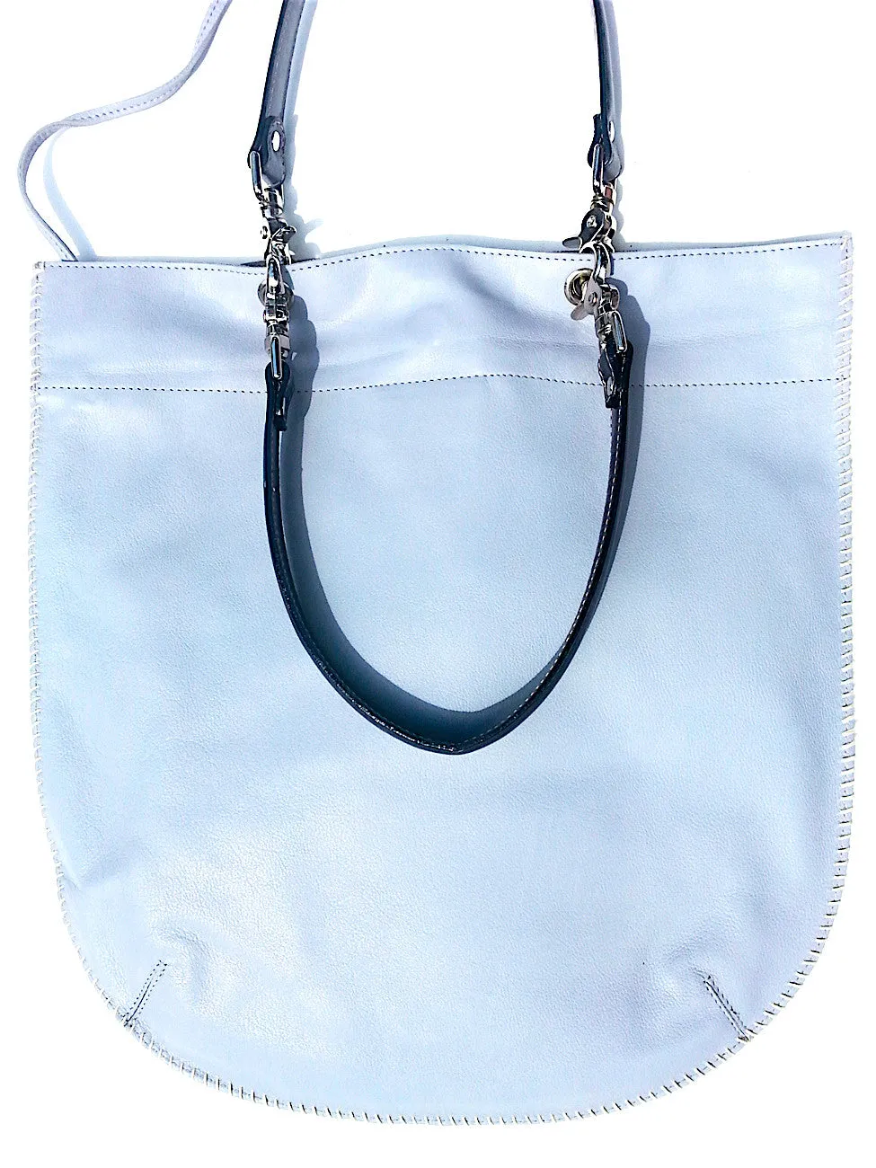 Flat Tote Nappa Leather