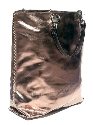 Gajumbo Tote Bag Metallic Leather