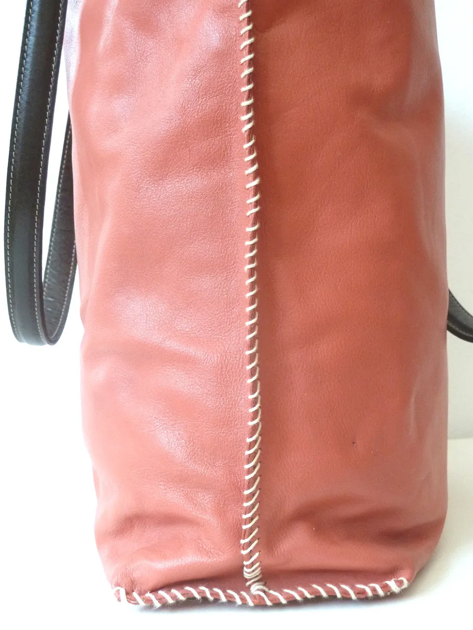 Gajumbo Tote Bag Napa Leather Fuchsia