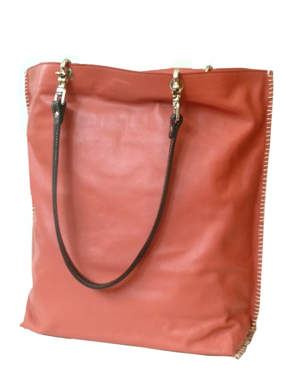 Gajumbo Tote Bag Napa Leather Fuchsia