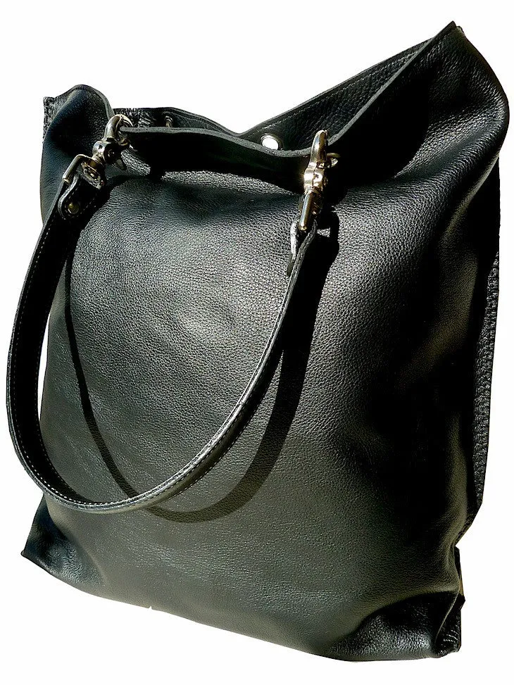 Gajumbo Tote Bag Napa Leather Smoke