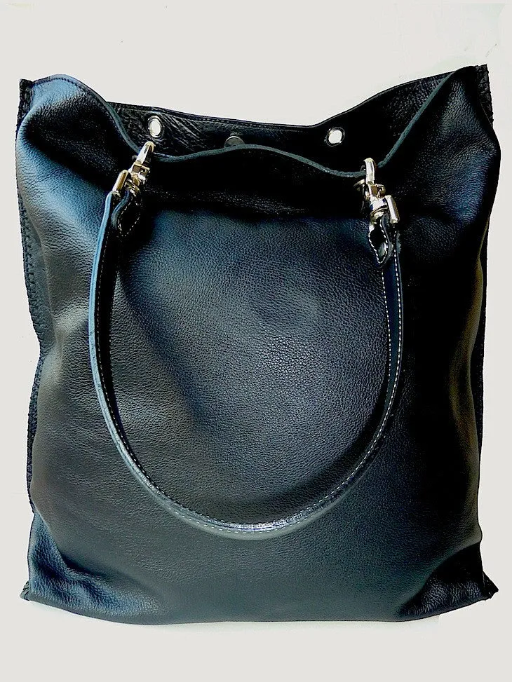 Gajumbo Tote Bag Napa Leather Smoke