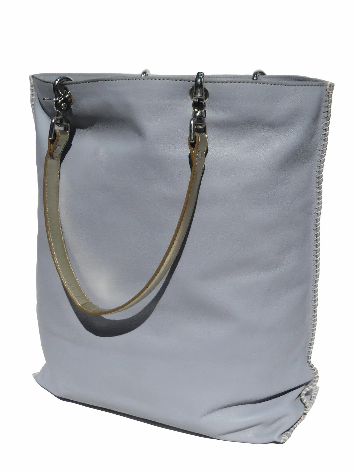 Gajumbo Tote Bag Napa Leather Smoke