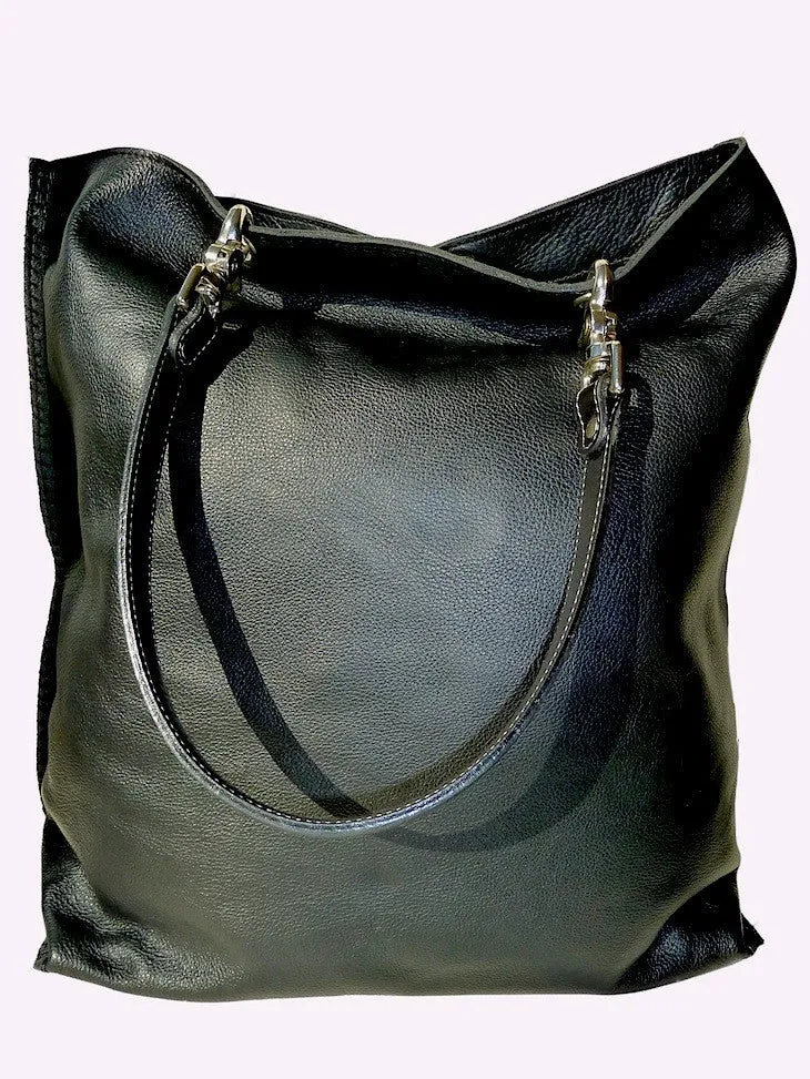 Gajumbo Tote Bag Napa Leather Smoke