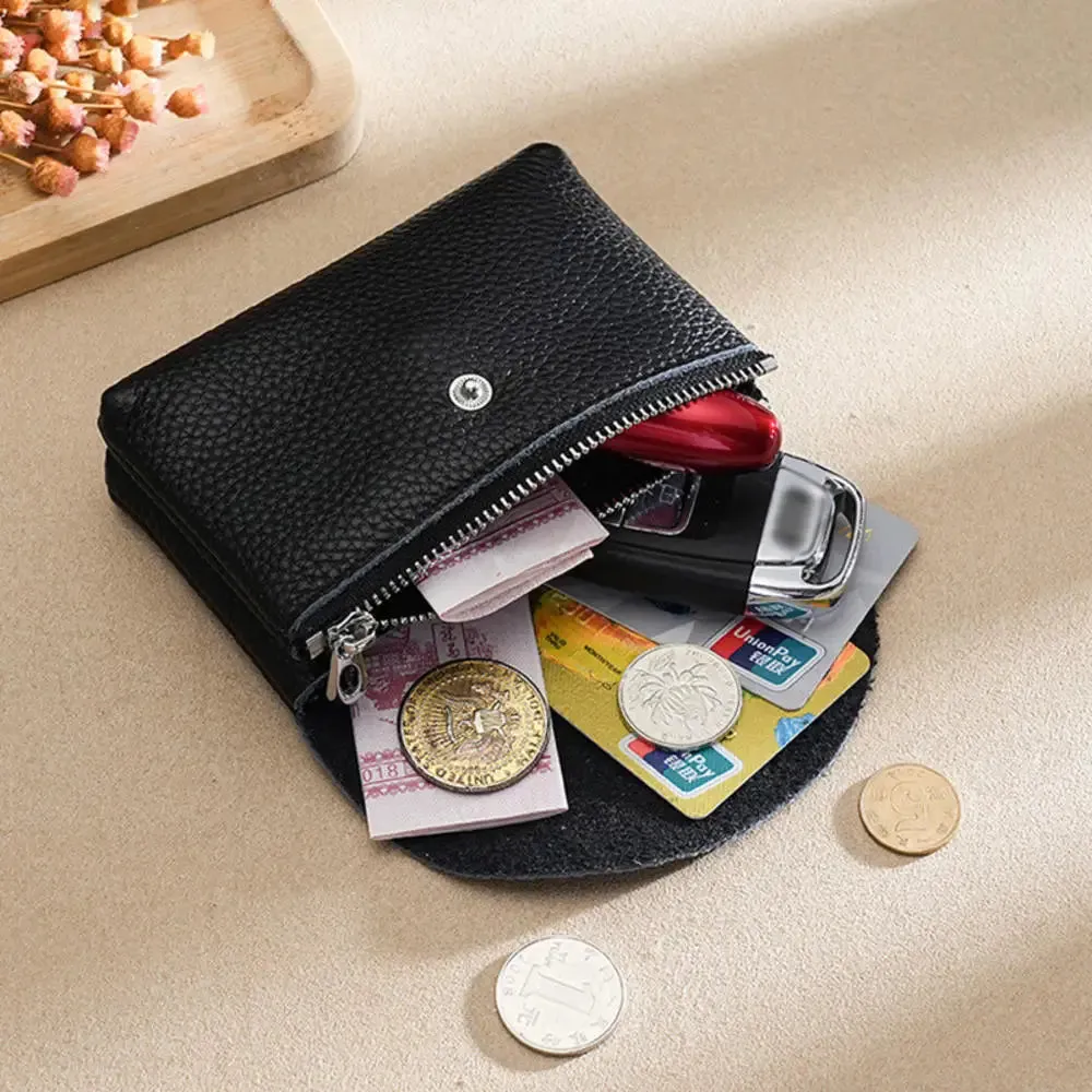 Genuine Leather Small Wallet cardholder & Coin Purse