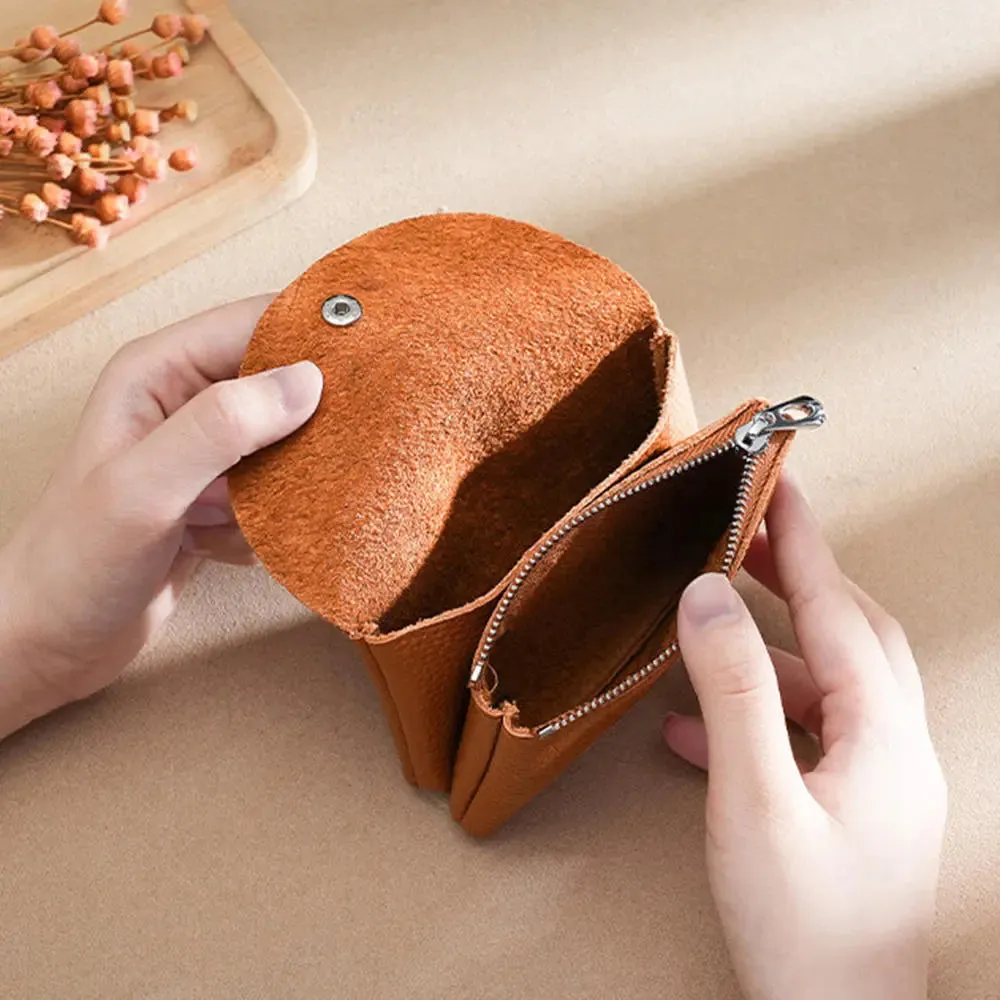 Genuine Leather Small Wallet cardholder & Coin Purse