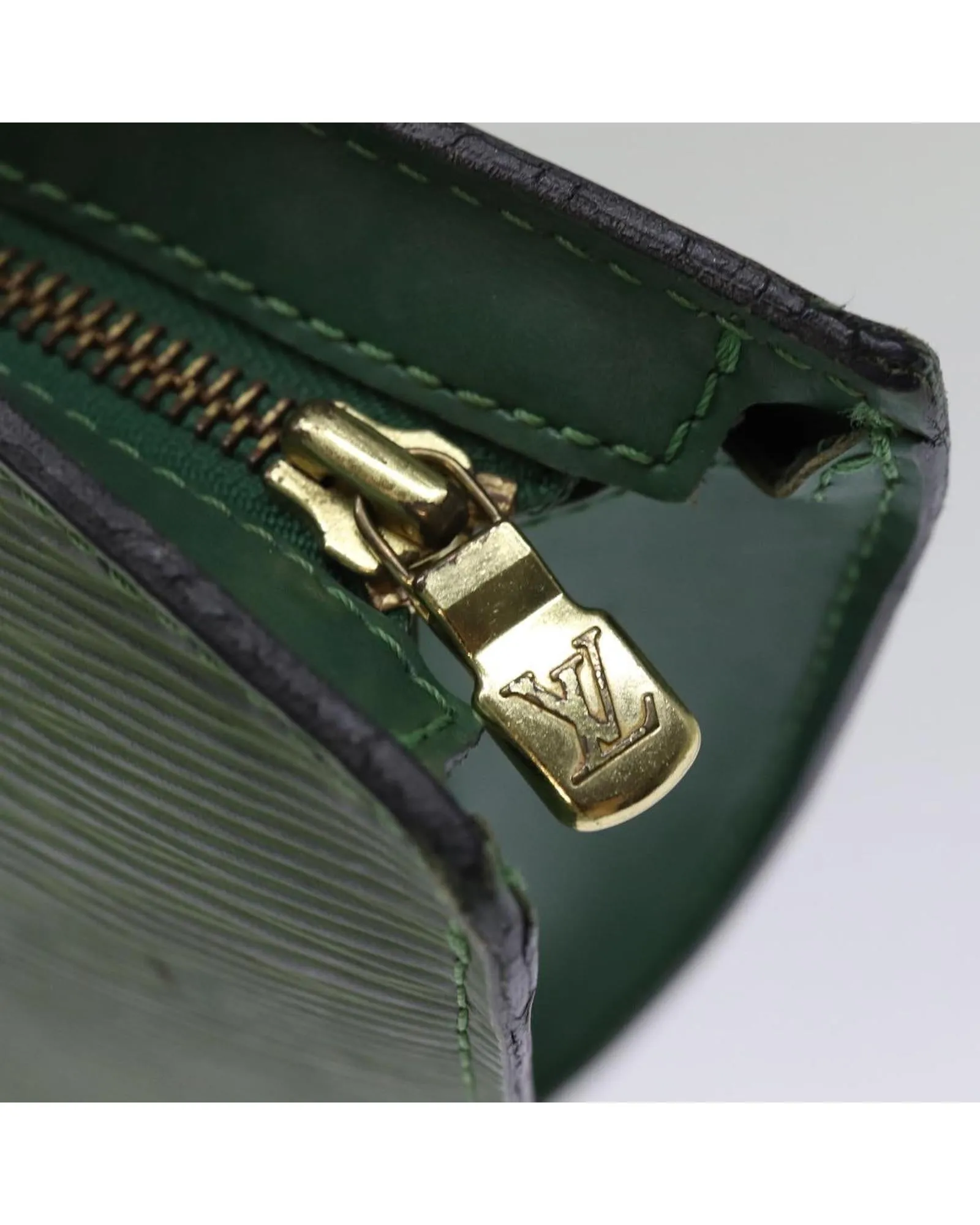 Green Epi Leather Hand Bag by Louis Vuitton - C Rank