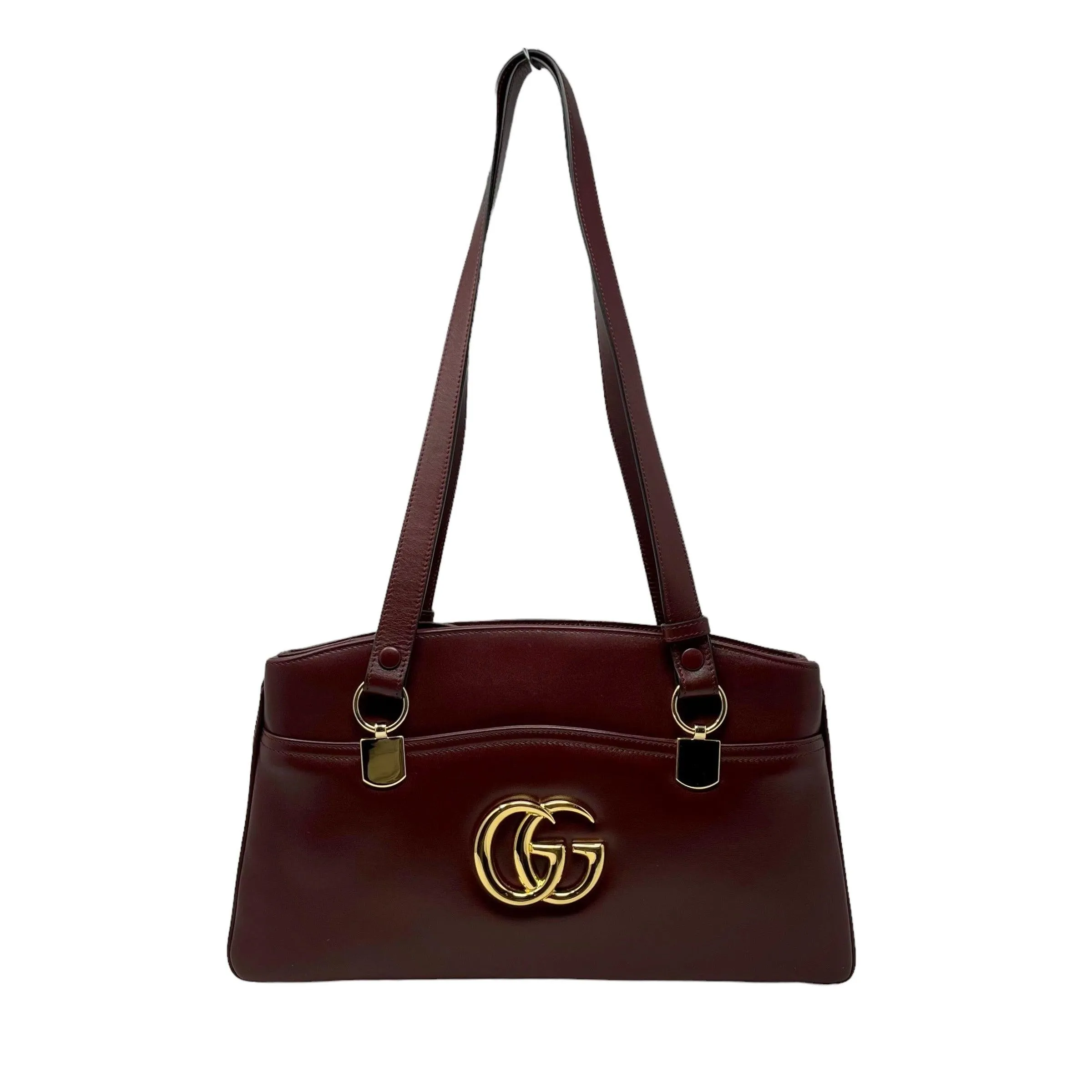 Gucci Burgundy Large Arli Shoulder Bag