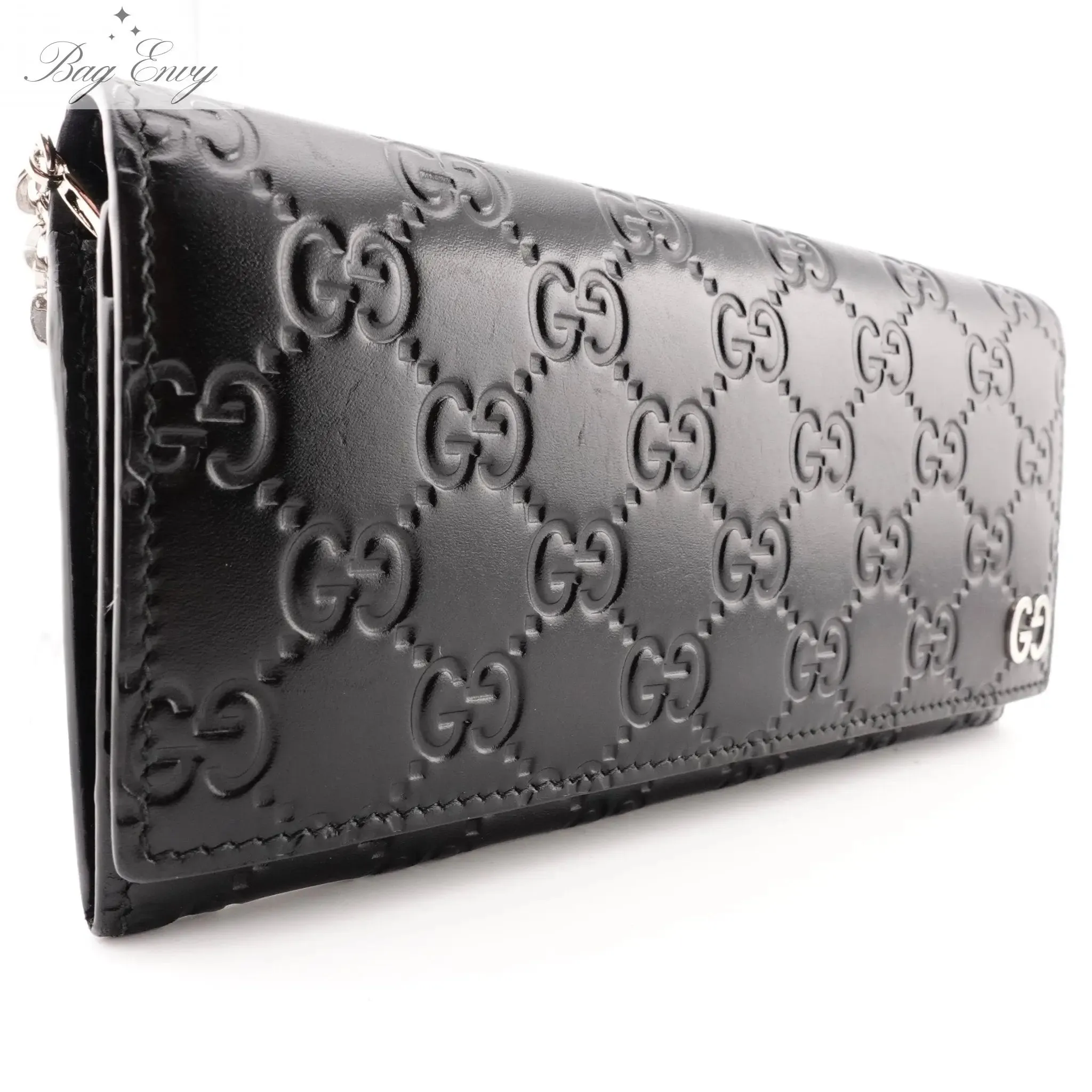 GUCCI Guccissima Leather Wallet On Chain