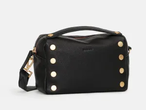 Hammitt Evan Crossbody in Black with Brushed Gold