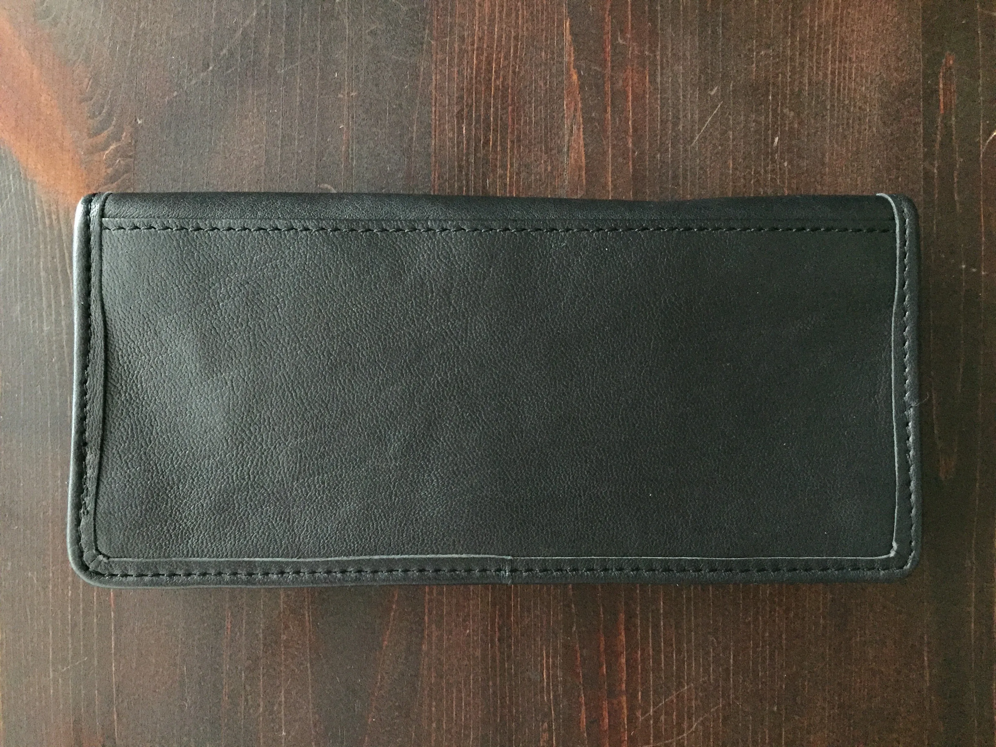 Handmade Leather Wallet with Hand Embroidery - Medium