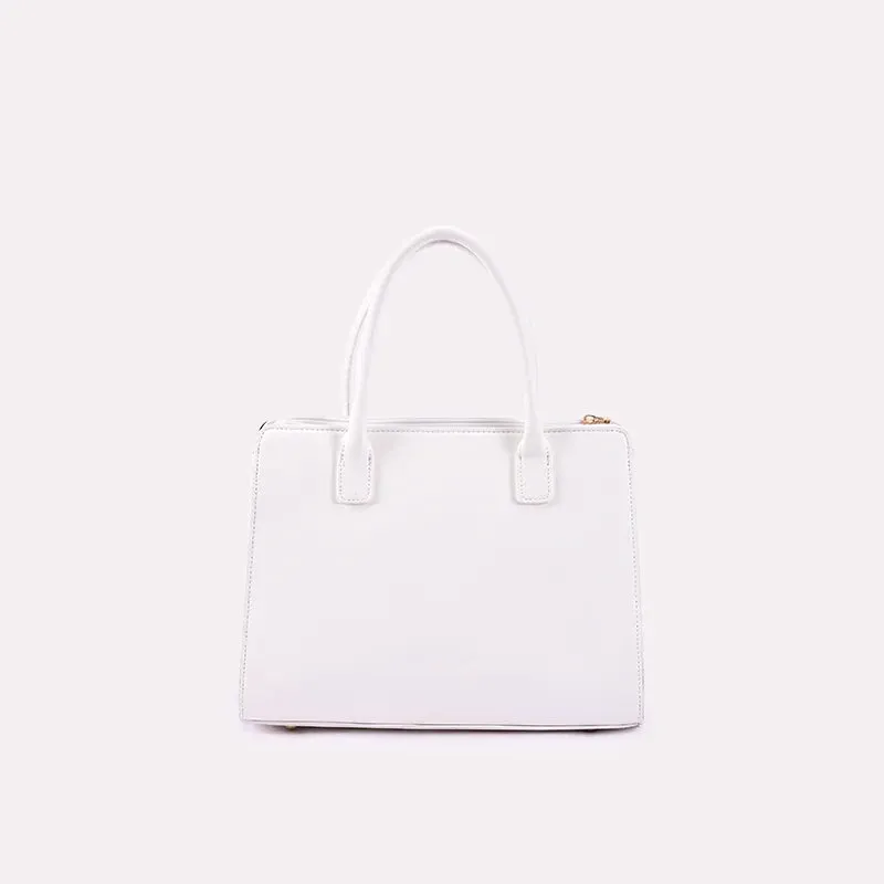 Juno White Casual Hand Bags 0331037