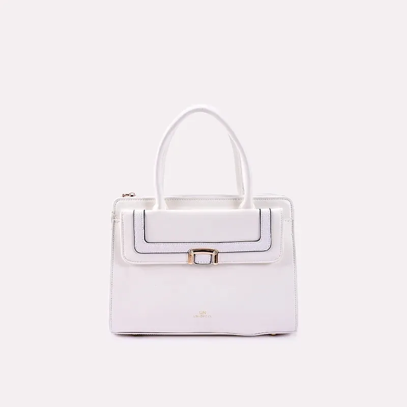 Juno White Casual Hand Bags 0331037