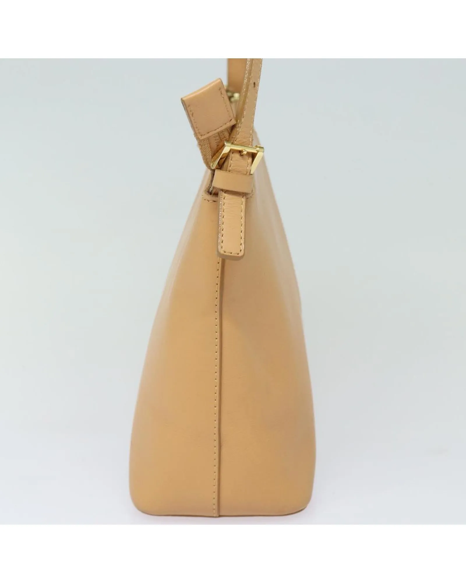 Leather Canvas Shoulder Bag with Adjustable Strap