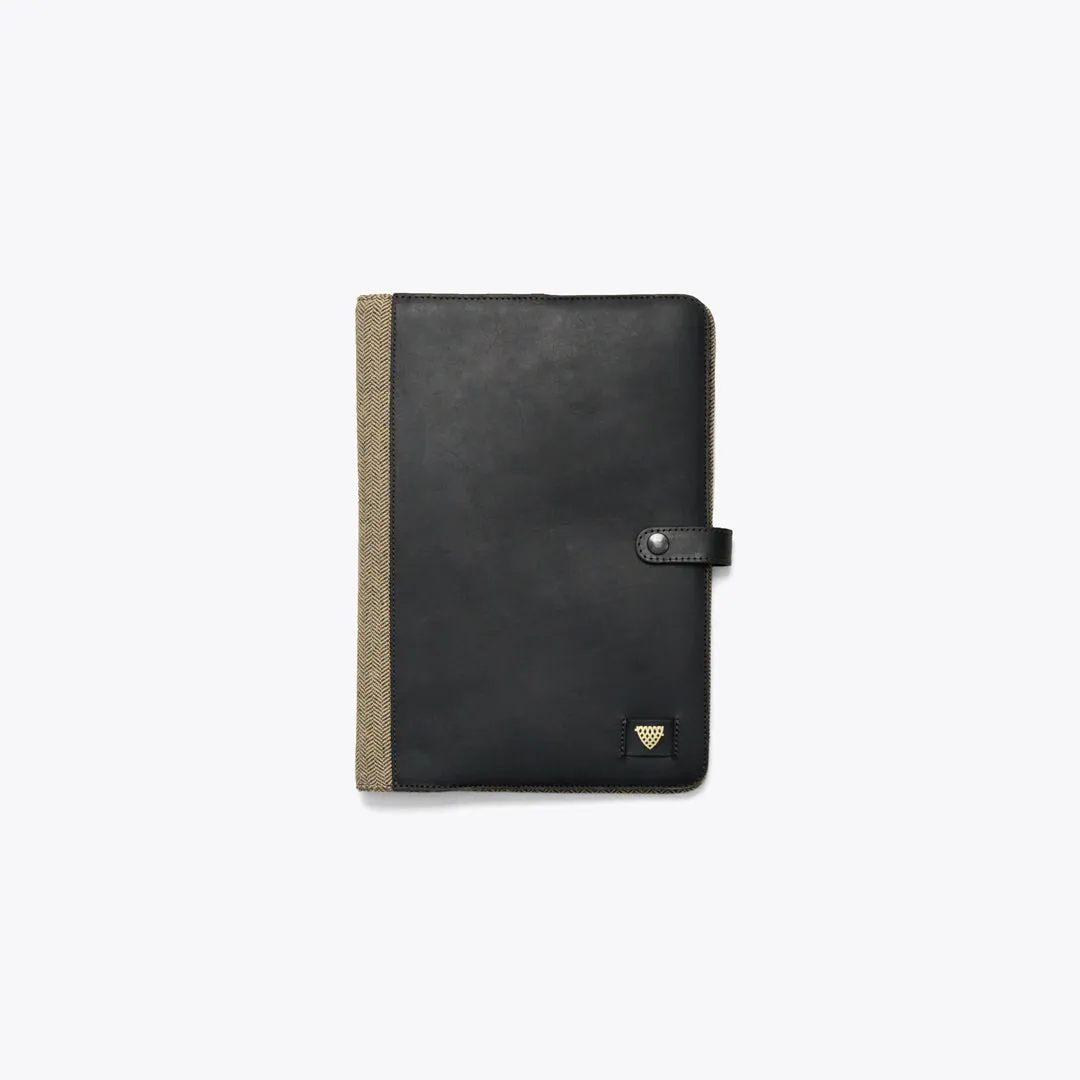 Limited Edition Leather Travel Portfolio | Black