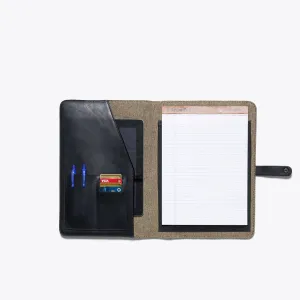 Limited Edition Leather Travel Portfolio | Black