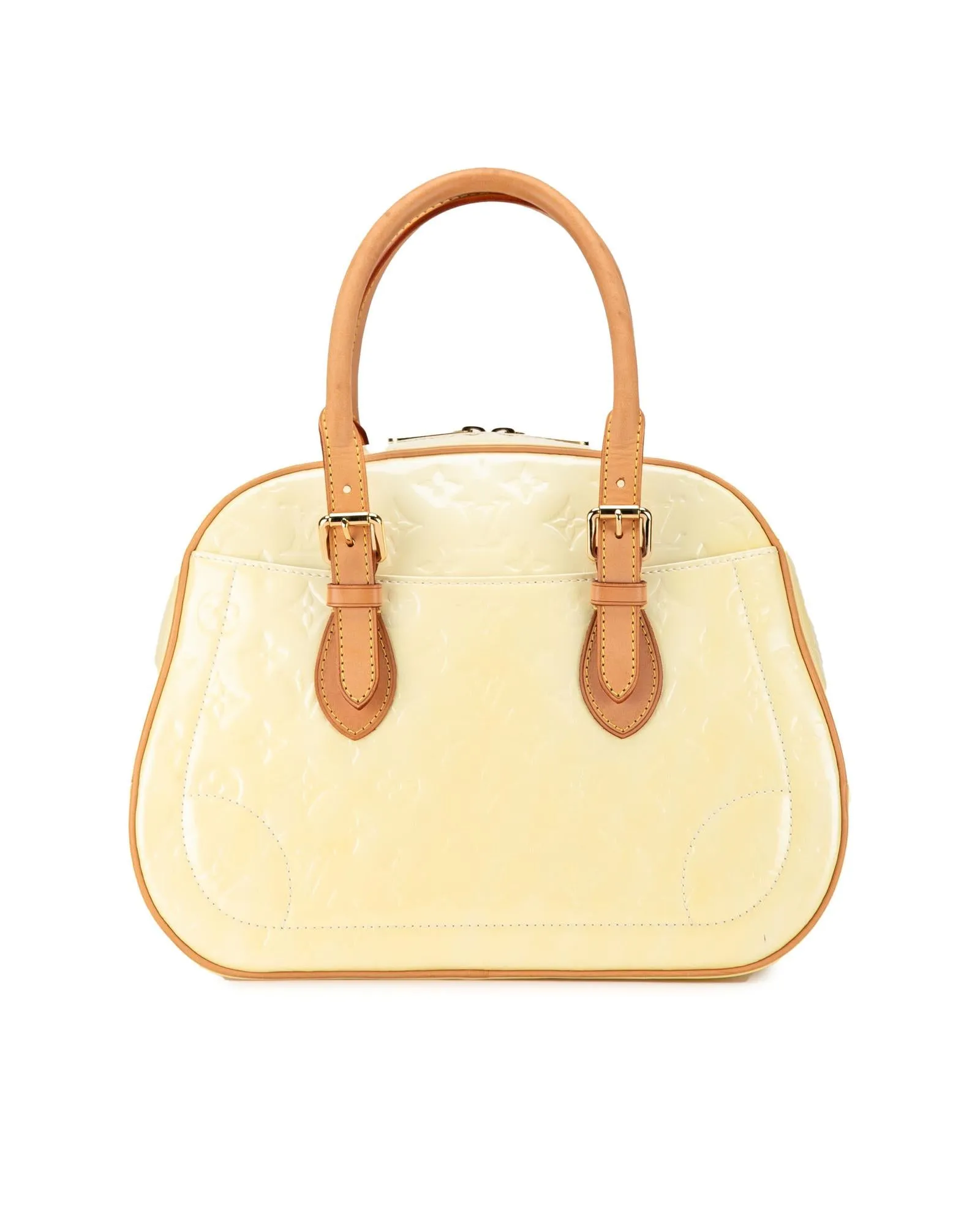 Louis Vuitton Alma PM Epi Leather Handbag White