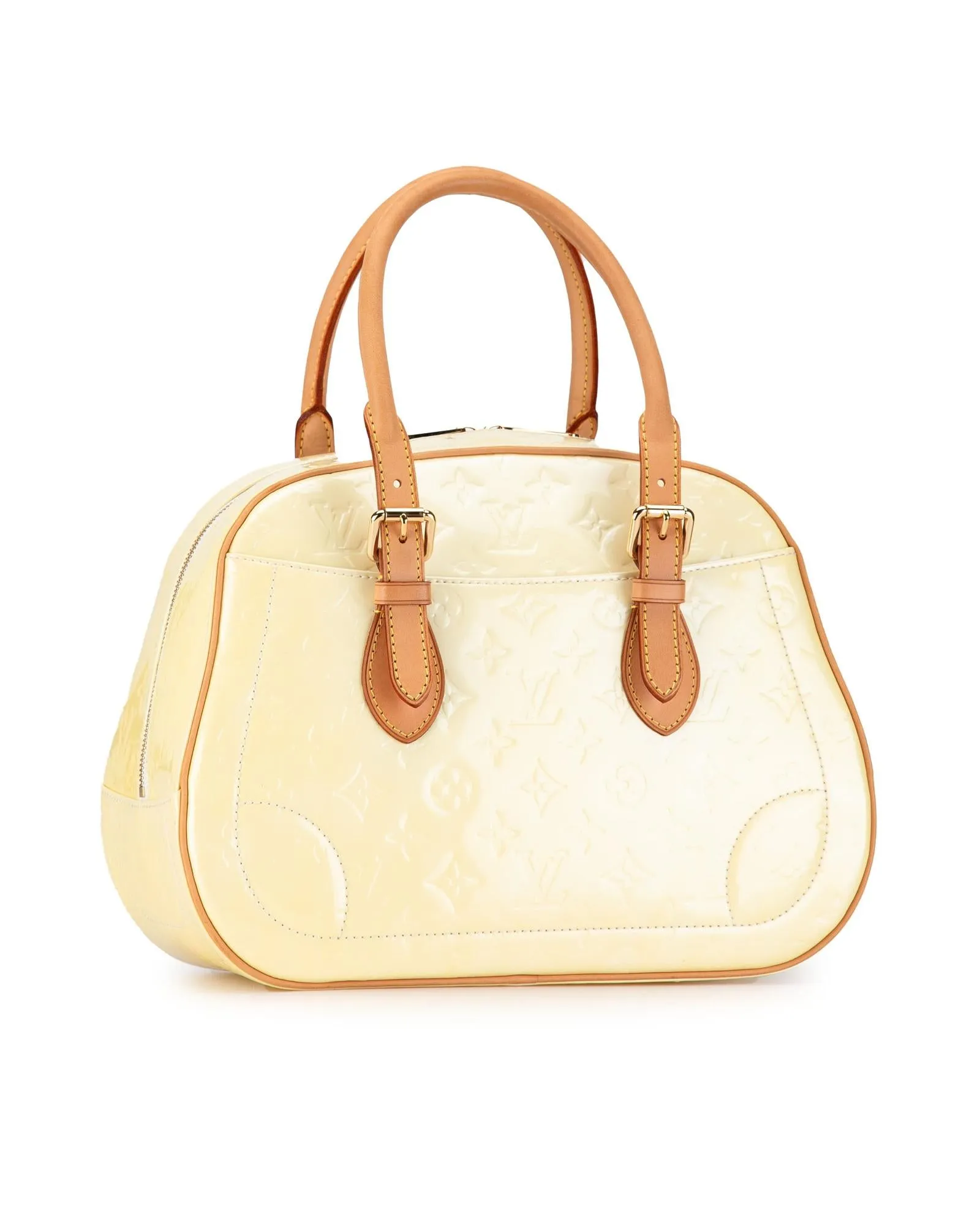 Louis Vuitton Alma PM Epi Leather Handbag White