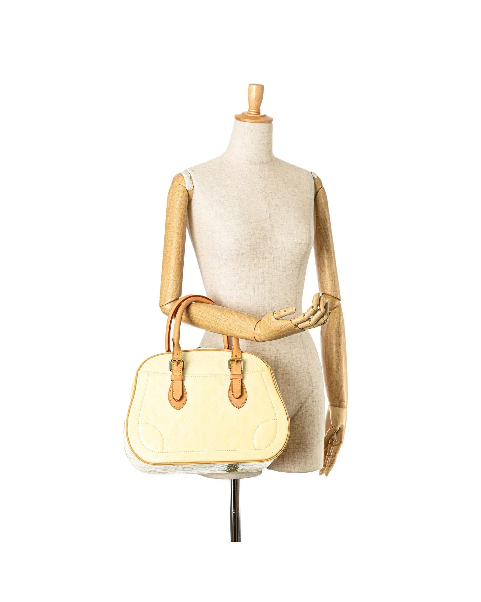 Louis Vuitton Alma PM Epi Leather Handbag White