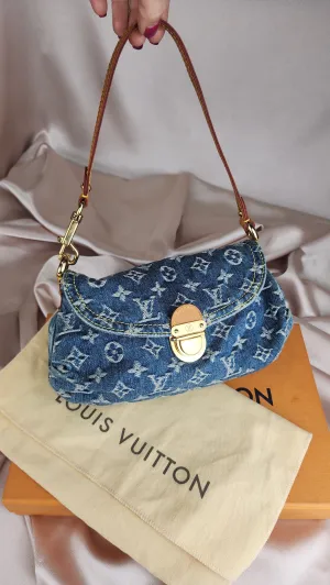 Louis Vuitton Denim Mini Preity Shoulder Bag