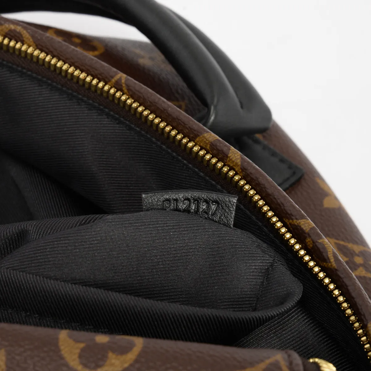 Louis Vuitton Noir Monogram Canvas Palm Springs MM Backpack