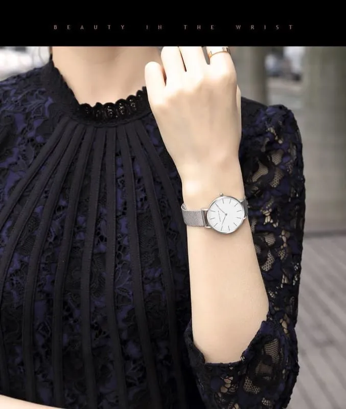 Mesh Steel Watch For Women