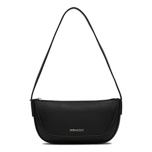 Miraggio Black Freya Shoulder Bag