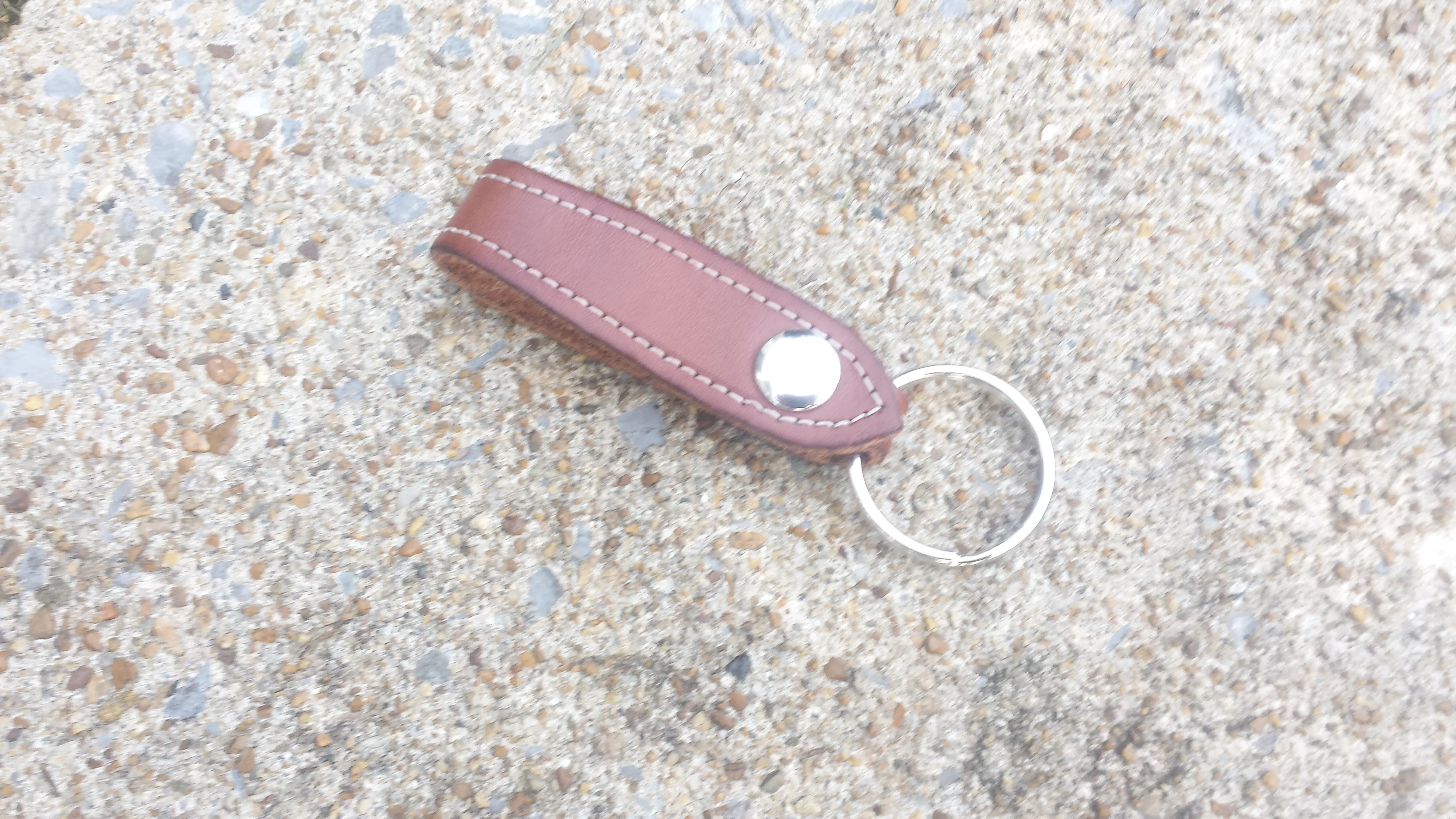 No. KF53 Belt Clip Leather Key Fob / Chain