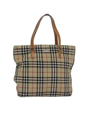 Nova Check Canvas Hand Bag with Authentic Design