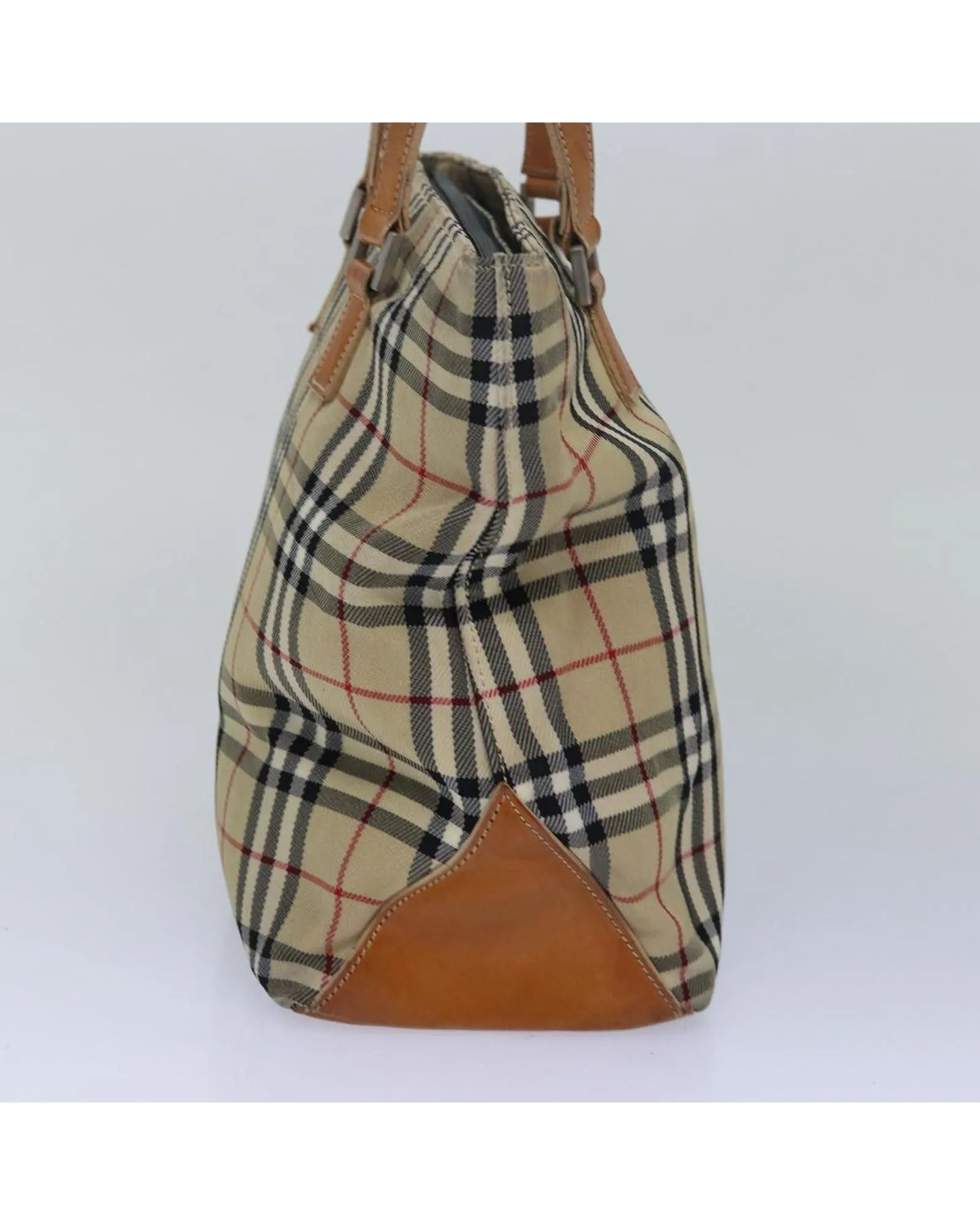 Nova Check Canvas Hand Bag with Authentic Design