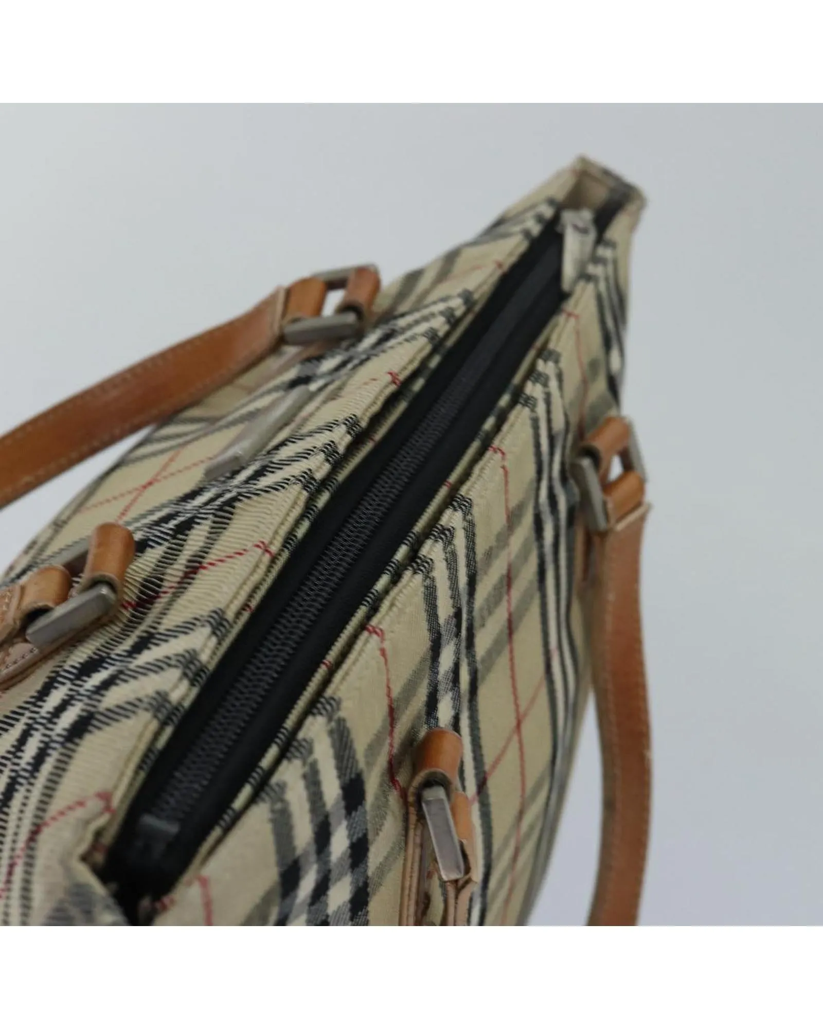 Nova Check Canvas Hand Bag with Authentic Design