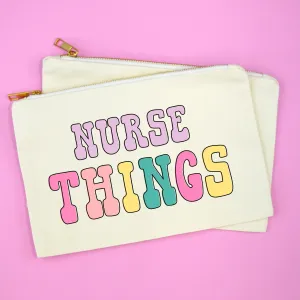 Nurse Things Cosmetic Bag, Nurse Pouch