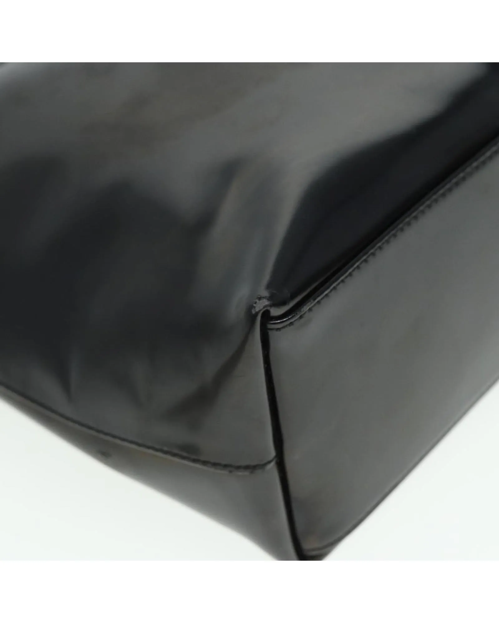 Patent Leather Hand Bag with Handle Drop