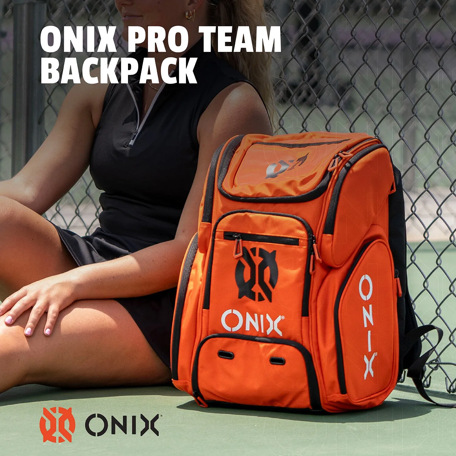 Pro Team Orange Pickleball Backpack