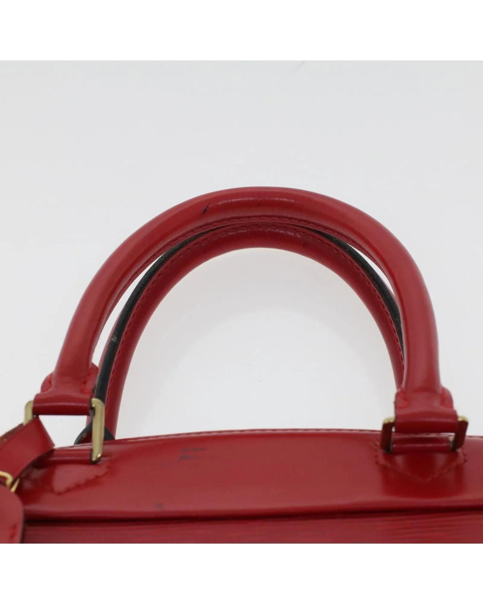 Red Epi Leather Riviera Hand Bag